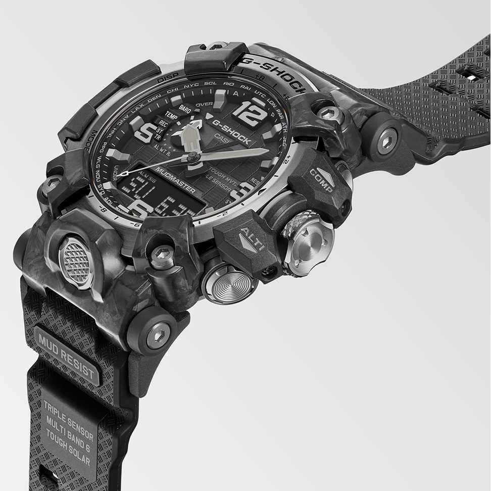 Orologio Casio G-Shock Mudmaster GWG-2000-1A1ER solare radiocontrollato uomo-2b Gioielli