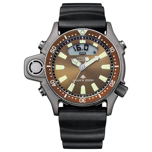 Orologio Citizen Promaster JP2007-17Y Aqualand I Limited Edition marrone uomo-2b Gioielli