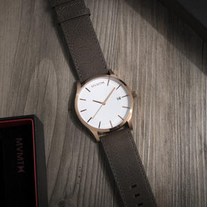 Orologio MVMT Classic Rose Gold Mushroom Grey MM01-RGGR uomo 45mm-2b Gioielli