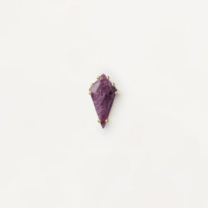 Mono orecchino PdPaola PG01-680-U Akiro charoite argento donna-2b Gioielli