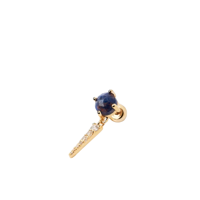 Mono orecchino PdPaola PG01-718-U Yoki sodalite argento donna-2b Gioielli
