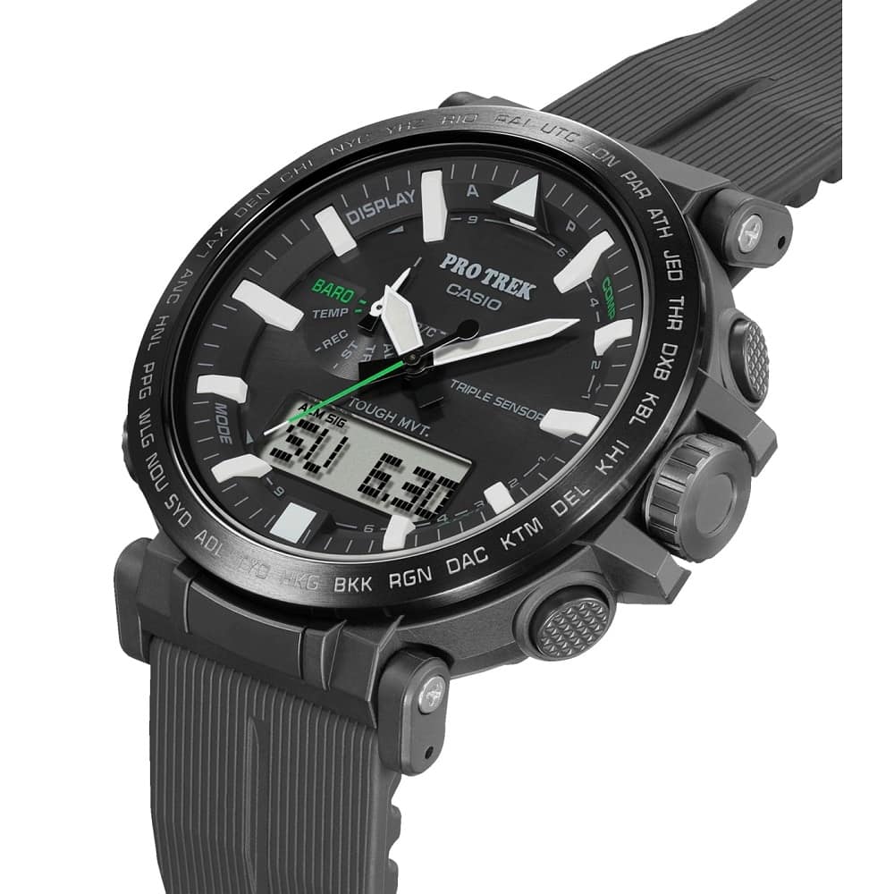 Orologio Casio Pro Trek PRW-6621Y-1ER solare radiocontrollato uomo 52 mm-2b Gioielli