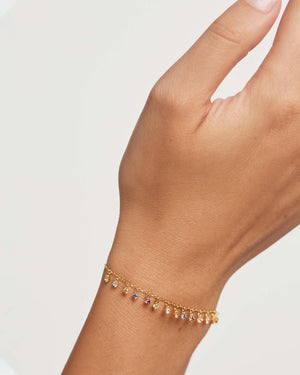 Bracciale PdPaola PU01-109-U Five Willow in argento 925 placcato oro 18 Kt-2b Gioielli