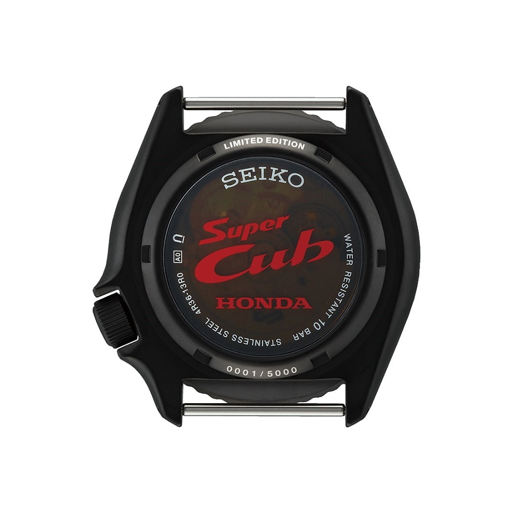 Orologio Seiko 5 Sport SRPJ75K1 Honda Super Cub automatico uomo Limited Edition 43 mm-2b Gioielli