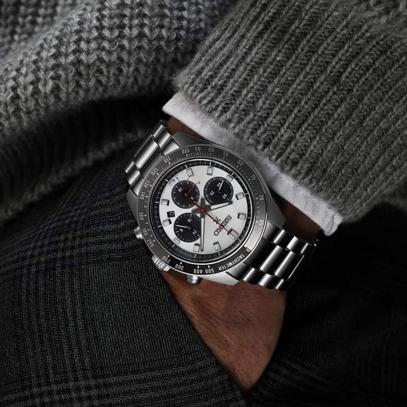 Orologio Seiko Prospex SSC911P1 Speedtimer Panda cronografo solare uomo-2b Gioielli