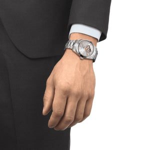 Orologio Tissot Gentleman T127.407.11.031.01 Open Heart automatico uomo 40 mm-2b Gioielli