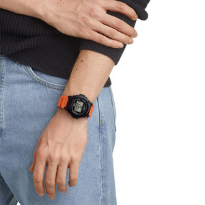 Orologio Casio Collection W-219H-4AVEF rosso uomo-2b Gioielli