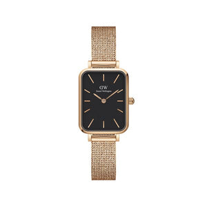 Orologio DW Quadro Pressed Melrose 20x26 mm nero DW00100432-2b Gioielli