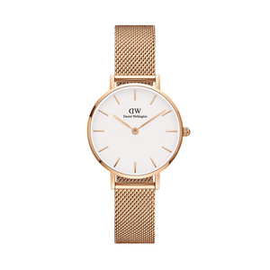 Orologio DW Classic Petite Melrose 28mm bianco DW00100219-2b Gioielli