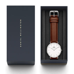 Orologio DW Classic St.Mawes 40mm bianco silver DW00100021-2b Gioielli