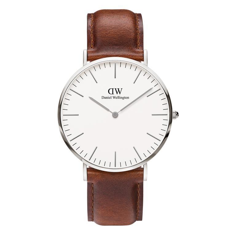 Orologio DW Classic St.Mawes 40mm bianco silver DW00100021-2b Gioielli