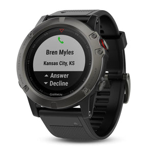 Orologio Garmin Fenix 5X Sapphire Gray uomo 51mm GPS cartografico cardio da polso 010-01733-01-2b Gioielli