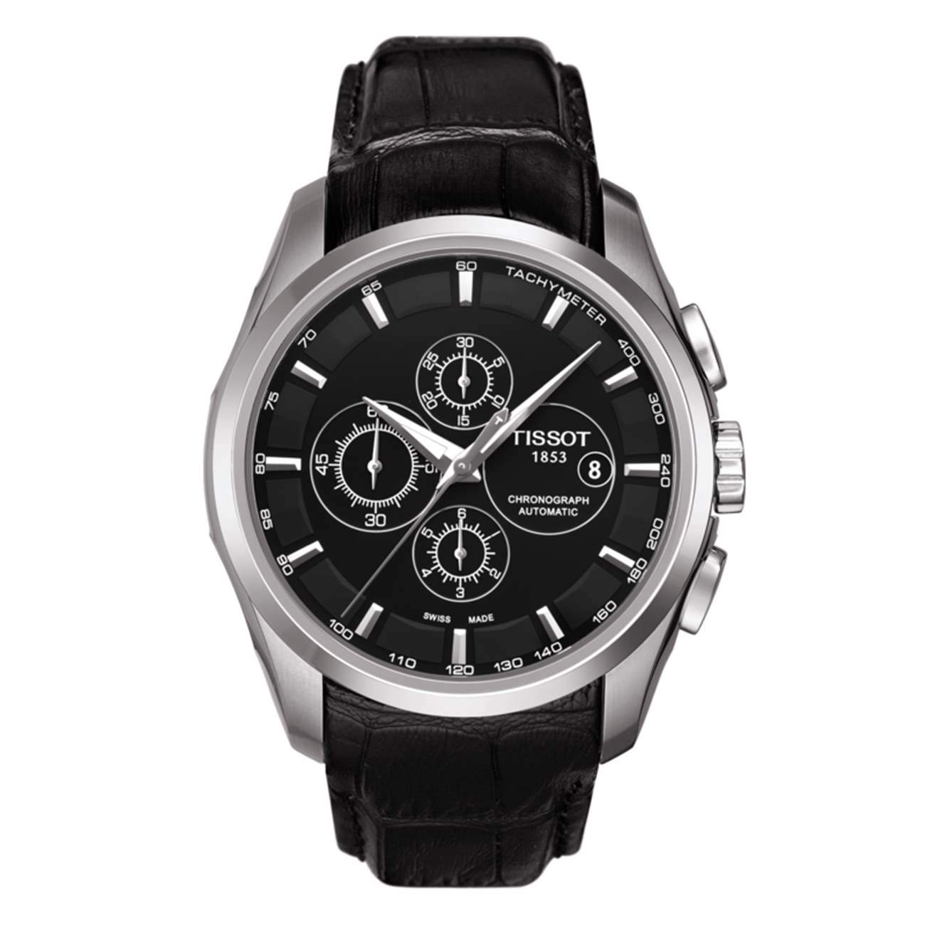 Orologio Tissot Couturier T035.627.16.051.00 automatico cronografo uomo 43 mm-2b Gioielli