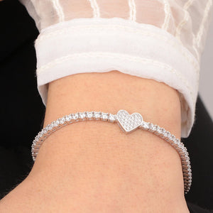 Bracciale Morellato Tesori SAIW85 donna tennis cuore argento-2b Gioielli