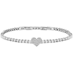 Bracciale Morellato Tesori SAIW85 donna tennis cuore argento-2b Gioielli