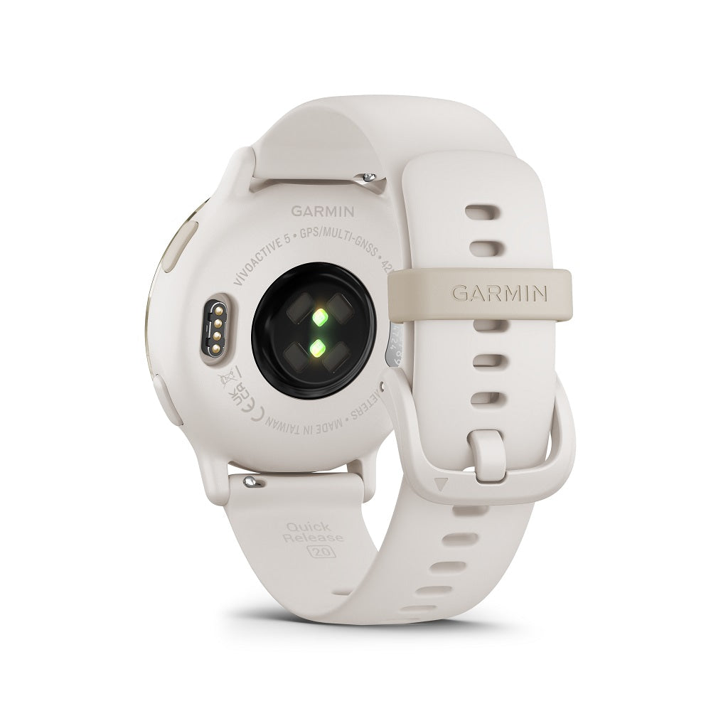Orologio Garmin Vivoactive 5 010-02862-11 Cream Gold 42 mm-2b Gioielli