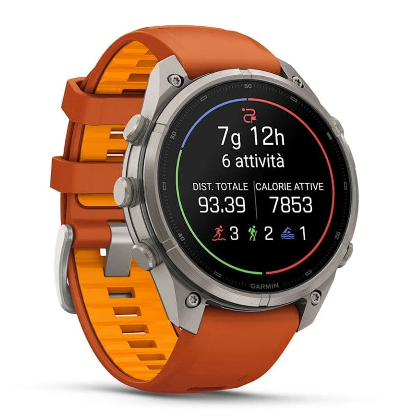 Orologio Garmin fenix 9 Pro inReach 47 mm AMOLED Titanio – 010-04336-01