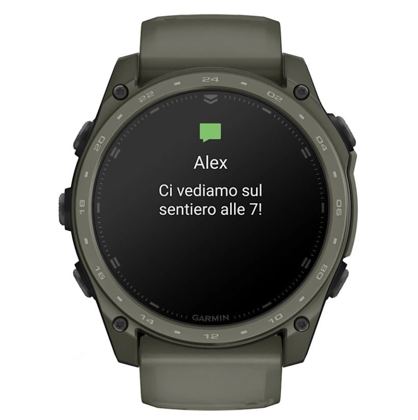 Orologio Garmin Tactix 8 010-04553-11 Cerakote 51 mm calcolatore balistico-2b Gioielli