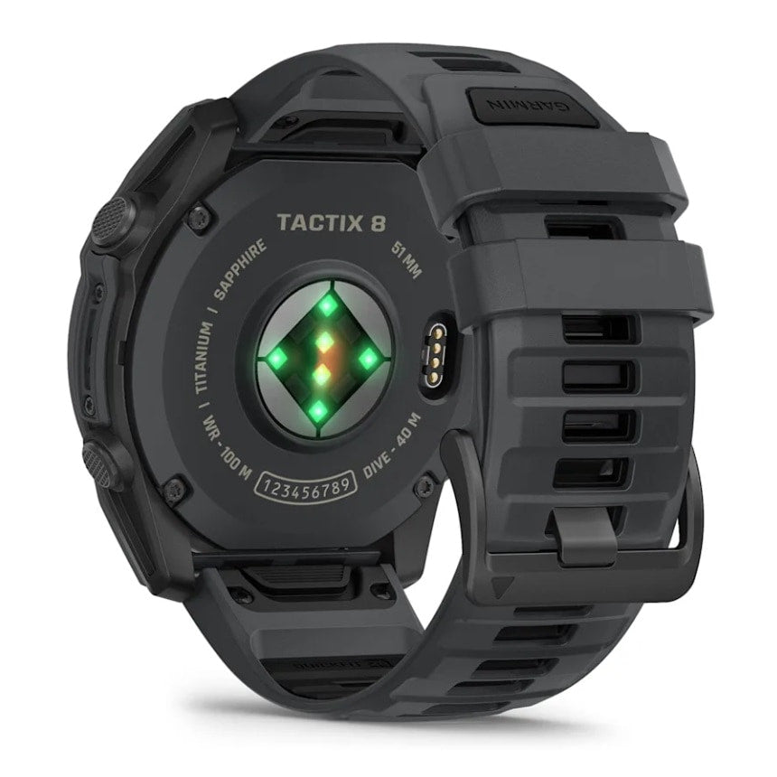 Orologio Garmin Tactix 8 AMOLED 010-04553-01 Cerakote 51 mm calcolatore balistico-2b Gioielli
