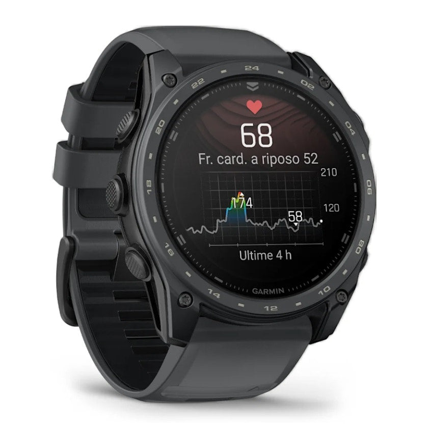 Orologio Garmin Tactix 8 AMOLED 010-04553-01 Cerakote 51 mm calcolatore balistico-2b Gioielli