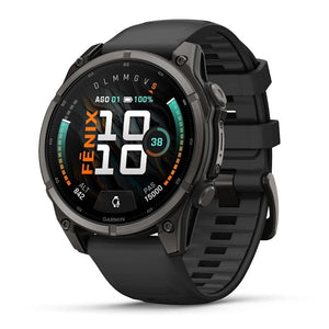 Garmin fēnix® 9 47 mm  AMOLED Sapphire 010-04762-11 - Titanio e silicone