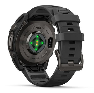 Garmin fēnix® 9 47 mm  AMOLED Sapphire 010-04762-11 - Titanio e silicone