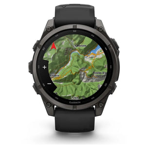 Garmin fēnix® 9 47 mm  AMOLED Sapphire 010-04762-11 - Titanio e silicone