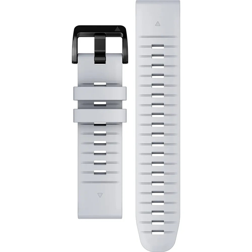 Cinturino per Garmin 22 mm in silicone bianco 010-13280-01-2b Gioielli