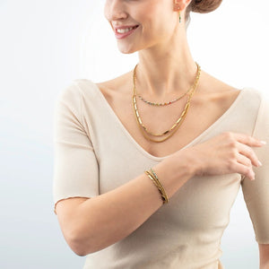 Collana Coeur de Lion Twisted Layers 0801101600 donna-2b Gioielli