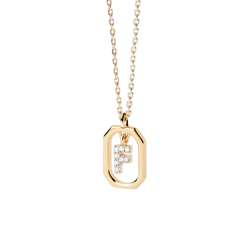 Collana PdPaola Lettera F Mini CO01-517-U argento donna-2b Gioielli