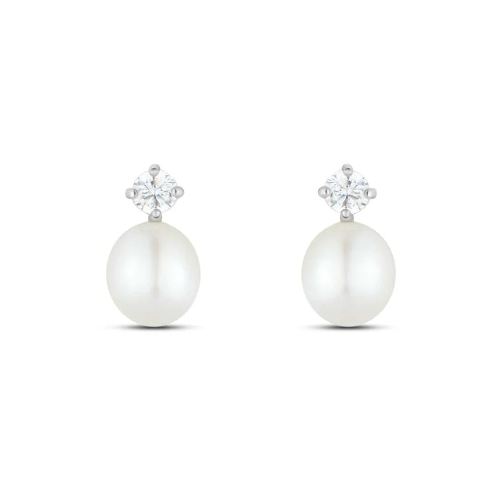 Orecchini Stroili Bon Ton oro bianco 375 donna-2b Gioielli