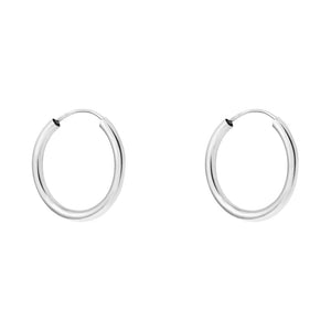 Orecchini Stroili Toujours oro bianco 375 donna 15 mm-2b Gioielli