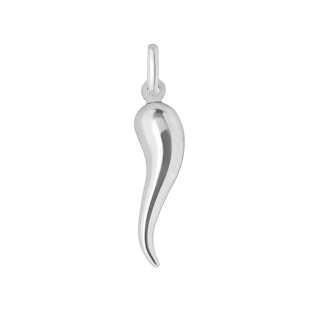 Ciondolo Stroili Poeme oro bianco 375 cornetto-2b Gioielli