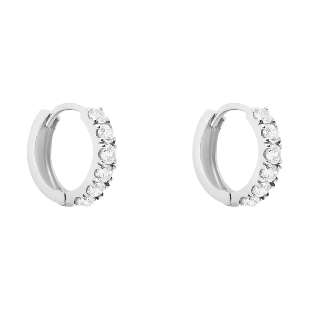 Orecchini Stroili Toujours oro bianco 375 donna 7 mm-2b Gioielli