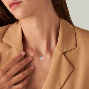 Ciondolo Stroili Poème oro bianco 375 donna cuore-2b Gioielli