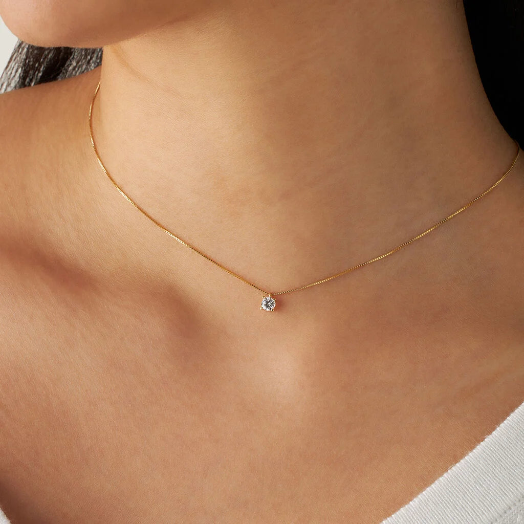 Collana Stroili Claire Oro Giallo 375 donna punto luce 4 mm-2b Gioielli