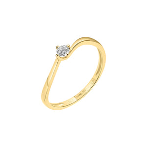 Anello Stroili Claire Oro Giallo 375 donna misura 14-2b Gioielli