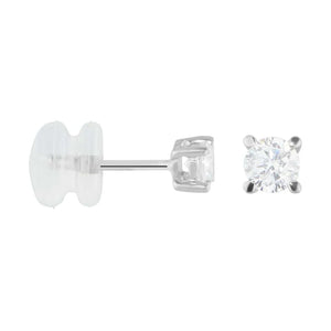 Orecchini Stroili Bon Ton oro bianco 375 donna punto luce 3 mm-2b Gioielli