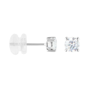 Orecchini Stroili Bon Ton oro bianco 375 donna punto luce 4 mm-2b Gioielli
