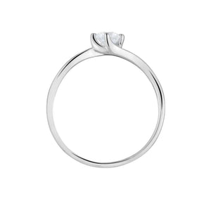 Anello Stroili Claire Oro Bianco 375 donna misura 14-2b Gioielli