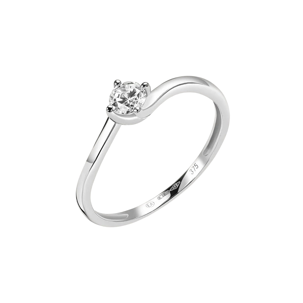 Anello Stroili Claire Oro Bianco 375 donna misura 16-2b Gioielli