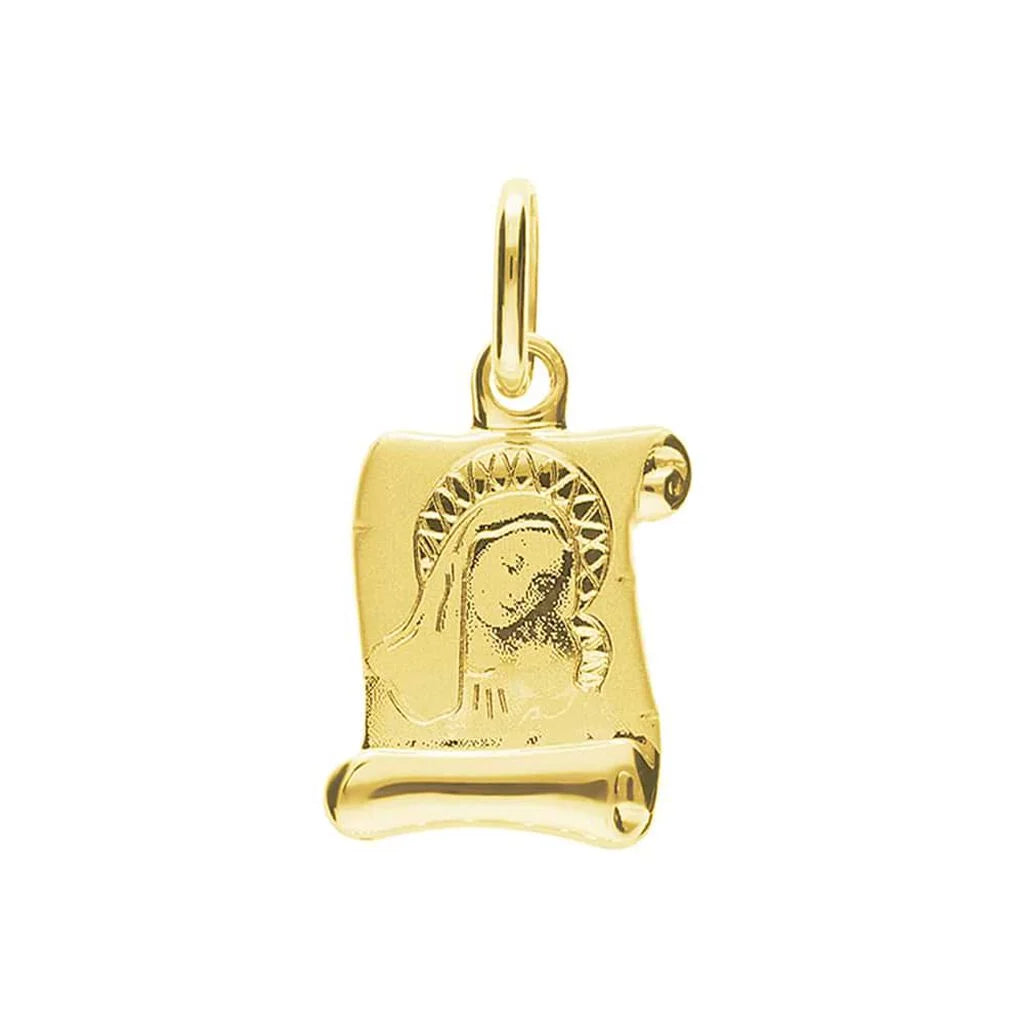 Ciondolo Stroili Holy oro giallo 375 Madonna-2b Gioielli