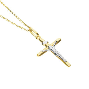 Ciondolo Stroili Holy oro bicolore 375 croce-2b Gioielli