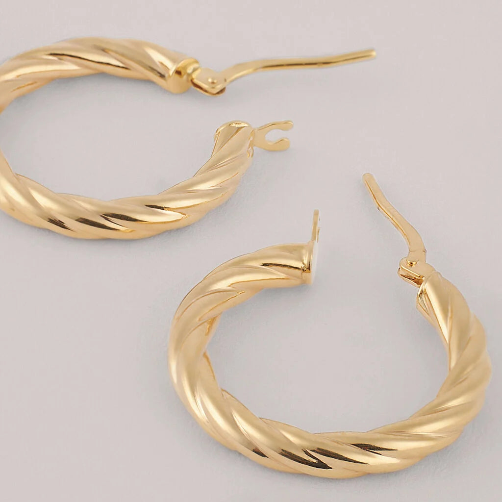 Orecchini Stroili Toujours oro giallo 375 donna 15 mm-2b Gioielli