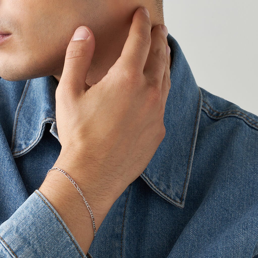 Bracciale Stroili L'homme Or Oro Bianco 375 uomo-2b Gioielli