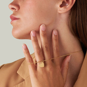 Ciondolo Stroili Poème oro giallo 375 donna cuore 1,2 cm-2b Gioielli