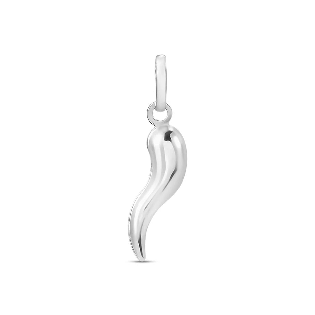 Ciondolo Stroili Poeme oro bianco 375 cornetto-2b Gioielli