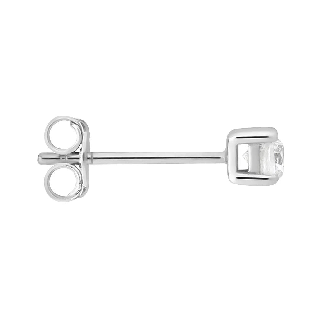 Mono orecchino Stroili L'homme Or oro bianco 375 punto luce 3 mm-2b Gioielli