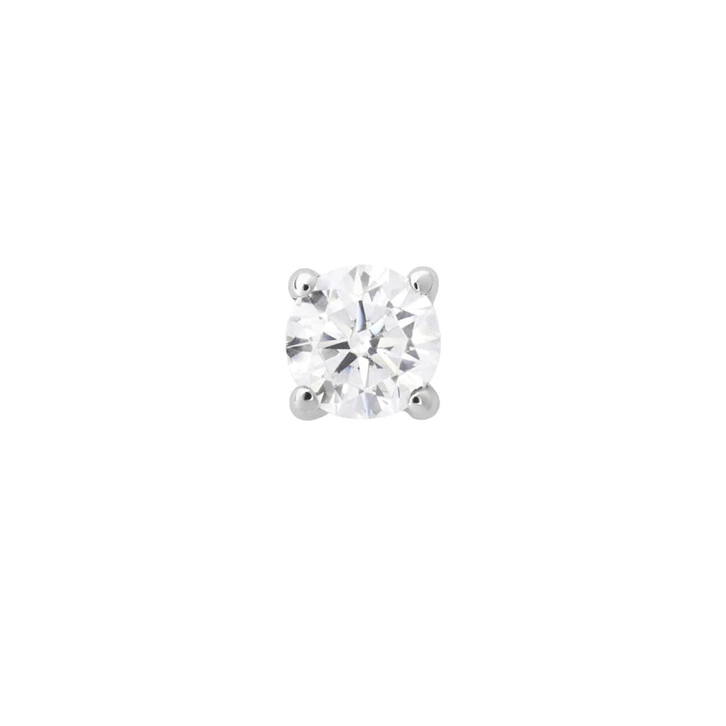 Mono orecchino Stroili L'homme Or oro bianco 375 punto luce 3 mm-2b Gioielli