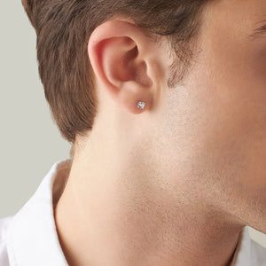 Mono orecchino Stroili L'homme Or oro bianco 375 punto luce 4 mm-2b Gioielli